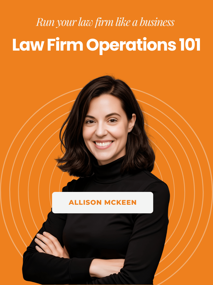 Law Firm Operations 101
